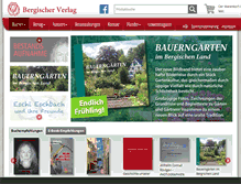 Tablet Screenshot of bergischerverlag.de